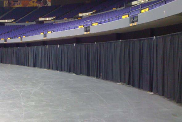 pipe and drape in event