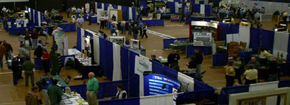 Pipe and drape Trade Show Booth for exhibition