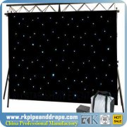 led star cloth backdrop star 