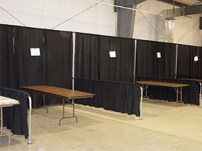 Typical In-lineTrade Line Show Booth