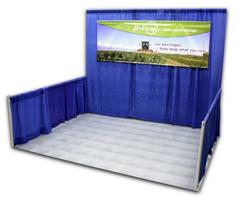 Curtain And Curtain Stand For Trade Show Booth Displays Rk Is
