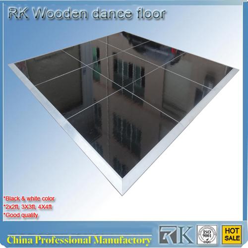 RK dance floor made of cheap parquet flooring