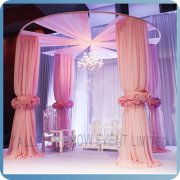 sheer drapes for wedding