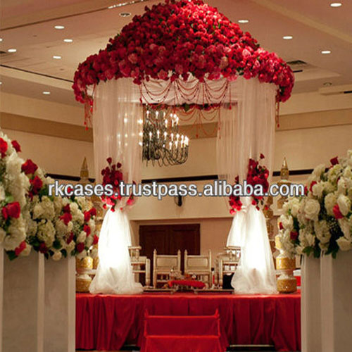 pipe and drape wedding