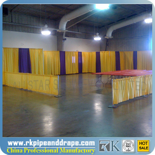 trade show pipe and drape