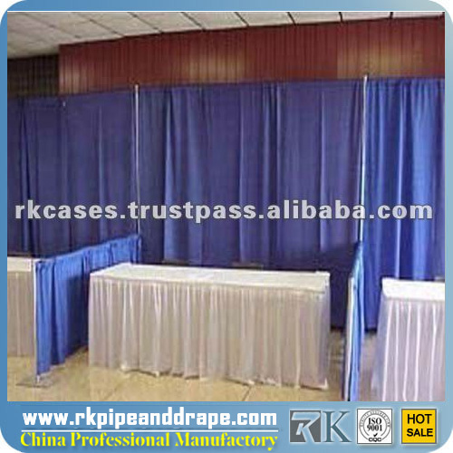 trade show pipe and drape