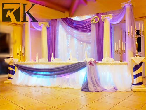 8ft high pipe and drape backdrop kit