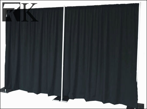 exhibit booth pipe and drape