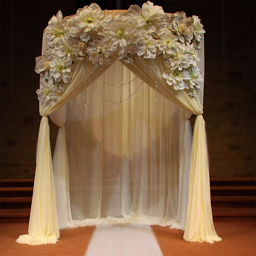 pipe and drape for wedding