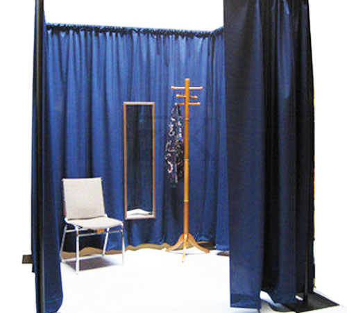 pipe and drape photo booth