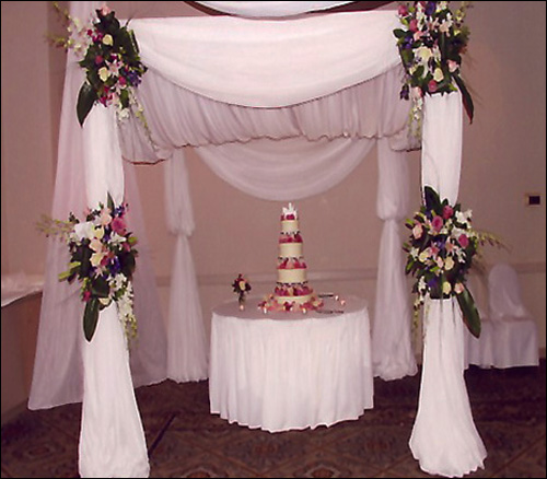 pipe and drape for trade show booth