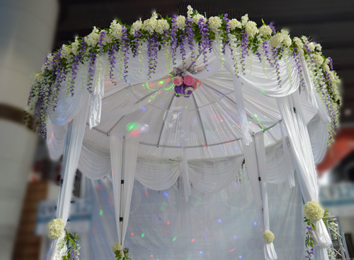 wedding pipe and drape